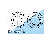 podložky DIN 6797 NJ