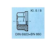 matice DIN 6923, BN 860