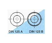 podložky DIN 125 A/B