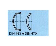podložky DIN 443, 470