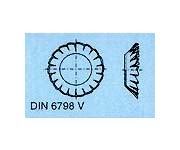 podložky DIN 6798 V