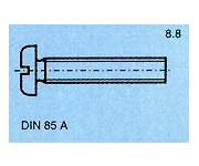 skrutky DIN 85A 8.8
