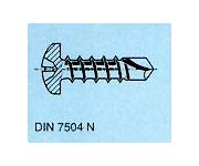 skrutky DIN 7504 N