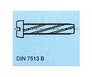 skrutky DIN 7513 B