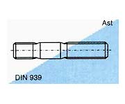 skrutky DIN 939 Ast